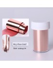 Złota srebrna folia metaliczna do paznokci suwak holograficzny Transfer Wrap naklejka samoprzylepna Starry Manicure Decor naklej