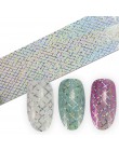 Słodki TREND 100x4cm holograficzny gwieździsta folia do paznokci liniowy wskaźnik laserowy naklejka do transferu na paznokcie bł