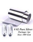 14pc metalowa folia transferowa holograficzna do zdobienia paznokci Laser lustrzany efekt Charm naklejka foliowa do paznokci nak