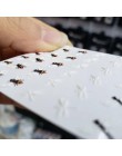 1pc 3D akrylowe grawerowane naturalne pszczoła naklejka do paznokci paznokci wody naklejki moda Empaistic paznokci wody slajdów 