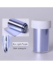 Złota srebrna folia metaliczna do paznokci suwak holograficzny Transfer Wrap naklejka samoprzylepna Starry Manicure Decor naklej