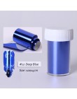 Złota srebrna folia metaliczna do paznokci suwak holograficzny Transfer Wrap naklejka samoprzylepna Starry Manicure Decor naklej