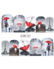 1 sztuk czerwony klon romantyczne naklejki ozdoby do paznokci Valentine Nail Art Transfer wody tatuaże porady żel do manicure su