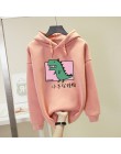 Plus rozmiar Harajuku bluza z kapturem kobiety dinozaur bluzy z nadrukiem bluza kawaii 2020 wiosna jesień swobodna, z kapturem s