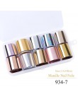 Złota srebrna folia metaliczna do paznokci suwak holograficzny Transfer Wrap naklejka samoprzylepna Starry Manicure Decor naklej