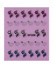 1 arkusz moda 3d Nail naklejka artystyczna Nails naklejka motyl i kwiat z dżetów Charms DIY dekoracja do manicure narzędzia