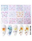 12 sztuk czarne litery suwaki do paznokci mieszane seksowna dziewczyna waterkalkomania Nail artystyczny Manicure Decor folia Fil