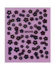 1 arkusz moda 3d Nail naklejka artystyczna Nails naklejka motyl i kwiat z dżetów Charms DIY dekoracja do manicure narzędzia