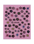 1 arkusz moda 3d Nail naklejka artystyczna Nails naklejka motyl i kwiat z dżetów Charms DIY dekoracja do manicure narzędzia