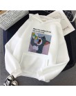 Bluza z kapturem w stylu harajuku dla dziewczynek Cat Mouse biała i różowa topy z kapturem damska bluza z długim rękawem zimowe 