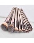 Luksusowy zestaw pędzli do makijażu szampana do podkładu Powder Blush Eyeshadow Concealer Lip pędzel do makijażu powiek kosmetyk
