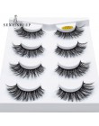 SEXYSHEEP 4/8 pairs 3D rzęsy z norek naturalne sztuczne rzęsy dramatyczna objętość sztuczne rzęsy makijaż przedłużanie rzęs rzęs
