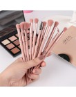 Anmor pędzle do makijażu zestaw 3-12 sztuk/partia Eye Shadow mieszanie Eyeliner brwi makijaż pędzle profesjonalne Eyeshadow Brus