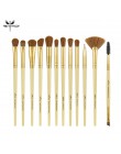 Anmor pędzle do makijażu zestaw 3-12 sztuk/partia Eye Shadow mieszanie Eyeliner brwi makijaż pędzle profesjonalne Eyeshadow Brus