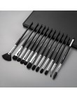 Anmor pędzle do makijażu zestaw 3-12 sztuk/partia Eye Shadow mieszanie Eyeliner brwi makijaż pędzle profesjonalne Eyeshadow Brus