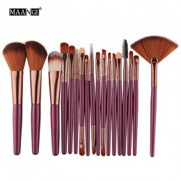 MAANGE 6/15/18Pcs makijaż szczotki zestaw narzędzi kosmetycznych proszek cień do powiek Fundacja Blush mieszanie piękno makijaż 