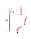 50 sztuk pędzle do makijażu pędzle do makijażu jednorazowy tusz do rzęs aplikator różdżka Multicolors Eye Lashes pędzel kosmetyc