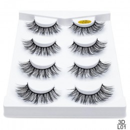 SEXYSHEEP 4/8 pairs 3D rzęsy z norek naturalne sztuczne rzęsy dramatyczna objętość sztuczne rzęsy makijaż przedłużanie rzęs rzęs