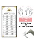 MASSCAKU Lashes Premade Volume Wide fans 3d/4d/5d/6d/10d krótki trzonek rosyjska objętość profesjonalne rzęsy rozszerzenia Faux 