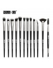 MAANGE Pro 3/5/12 szt/dużo zestaw pędzli do makijażu cieni do powiek Eyeliner Eyeliner pędzle do brwi do makijażu nowy
