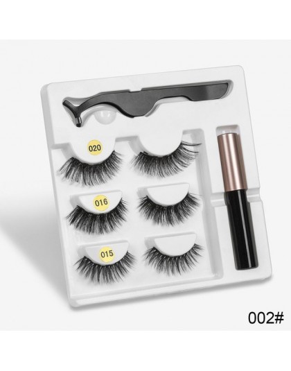 SEXYSHEEP magnetyczne rzęsy Eyeliner zalotka Set5 magnes naturalne długie magnetyczne sztuczne rzęsy z magnetycznym Eyeliner