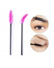 50 sztuk pędzle do makijażu pędzle do makijażu jednorazowy tusz do rzęs aplikator różdżka Multicolors Eye Lashes pędzel kosmetyc