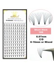 MASSCAKU Lashes Premade Volume Wide fans 3d/4d/5d/6d/10d krótki trzonek rosyjska objętość profesjonalne rzęsy rozszerzenia Faux 