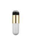 1pc profesjonalny Chubby podkład Pier Brush 5 kolor Makeup Brush płaski krem pędzle do makijażu profesjonalny kosmetyk Make-up B