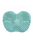 1 sztuk silikonowy pędzel do makijażu Cleaner Pad makijaż pędzel do mycia żel gąbka do czyszczenia narzędzi ręcznych fundacja ma