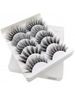 SEXYSHEEP 5Pairs 3D Mink włosów sztuczne rzęsy naturalne/grube długie rzęsy Wispy makijaż uroda rozszerzenie narzędzia