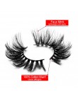 SEXYSHEEP 5Pairs 20-25mm 3D Faux Mink włosów sztuczne rzęsy naturalne/grube długie rzęsy Wispy makijaż uroda rozszerzenie narzęd