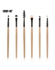 MAANGE Pro 15 sztuk pędzle do makijażu zestaw cień do powiek fundacja Powder Eyeliner rzęs Lip pędzel do makijażu kosmetyczne ze