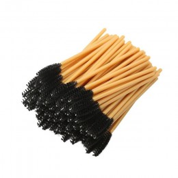 50 sztuk pędzle do makijażu pędzle do makijażu jednorazowy tusz do rzęs aplikator różdżka Multicolors Eye Lashes pędzel kosmetyc