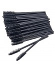 50 sztuk pędzle do makijażu pędzle do makijażu jednorazowy tusz do rzęs aplikator różdżka Multicolors Eye Lashes pędzel kosmetyc