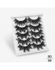 SEXYSHEEP 5Pairs 20-25mm 3D Faux Mink włosów sztuczne rzęsy naturalne/grube długie rzęsy Wispy makijaż uroda rozszerzenie narzęd