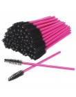 50 sztuk pędzle do makijażu pędzle do makijażu jednorazowy tusz do rzęs aplikator różdżka Multicolors Eye Lashes pędzel kosmetyc