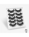 SEXYSHEEP 5Pairs 20-25mm 3D Faux Mink włosów sztuczne rzęsy naturalne/grube długie rzęsy Wispy makijaż uroda rozszerzenie narzęd