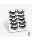 SEXYSHEEP 5Pairs 20-25mm 3D Faux Mink włosów sztuczne rzęsy naturalne/grube długie rzęsy Wispy makijaż uroda rozszerzenie narzęd