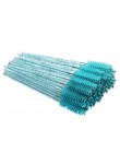 50 sztuk pędzle do makijażu pędzle do makijażu jednorazowy tusz do rzęs aplikator różdżka Multicolors Eye Lashes pędzel kosmetyc