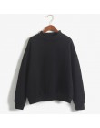 Hurtownie M-XXL śliczne kobiety swetry sweter 9 kolory 2020 kurtka jesienny zima luźny polar grube przeszycie bluza kobiet