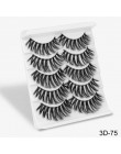 SEXYSHEEP 5Pairs 20-25mm 3D Faux Mink włosów sztuczne rzęsy naturalne/grube długie rzęsy Wispy makijaż uroda rozszerzenie narzęd