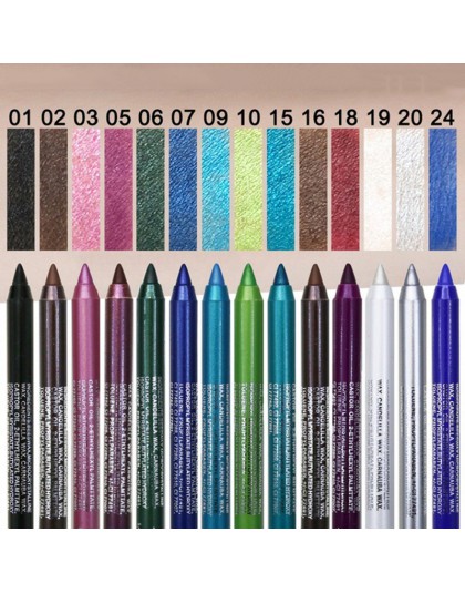 DNM kolor Eyeliner Pen perła cienie długopis wodoodporny pot nie kwitną makijaż kosmetyki długotrwały ołówek do oczu TSLM1