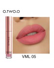 O.TWO.O matowy szminka płyn wodoodporny, długi, trwały aksamitny błyszczyk makijaż gładki Pigment odcień ust czerwone usta kosme