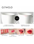 O.TWO.O matowy szminka płyn wodoodporny, długi, trwały aksamitny błyszczyk makijaż gładki Pigment odcień ust czerwone usta kosme