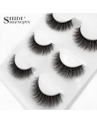 3 Pairs naturalne sztuczne rzęsy gruby makijaż prawdziwe 3d rzęsy z norek miękkie przedłużanie rzęs sztuczne rzęsy rzęsy długa n