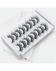 8 Pairs 3D Mink włosów sztuczne rzęsy Handmade naturalne długie rzęsy delikatne puszyste rzęsy wielokrotnego użytku sztuczne rzę