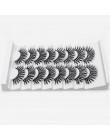 8 Pairs 3D Mink włosów sztuczne rzęsy Handmade naturalne długie rzęsy delikatne puszyste rzęsy wielokrotnego użytku sztuczne rzę