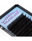 GLAMLASH Mix 7 ~ 15 mm 16 linii handmade koreański pbt przedłużanie rzęs naturalne miękkie sztuczne rzęsy z norek rzęsy do przed