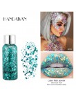 Eyeshadow Glitter krem łagodzący paznokci włosów ciała twarzy brokat żel Art Flash serce luźne cekiny krem festiwal strona dekor