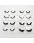 Visofree rzęsy 3D rzęsy z norek krzyżujące się rzęsy z futra norki ręcznie wykonane pełne paski rzęsy 34 style cilios naturais s